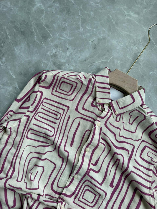 PINK PRINTED SHIRT