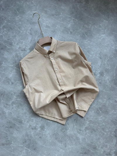 BEIGE LINEN SHIRT