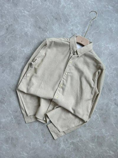 BEIGE LINEN SHIRT