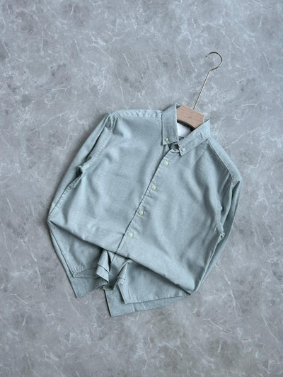 BLUE LINEN SHIRT