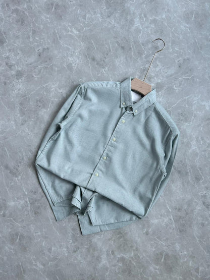 BLUE LINEN SHIRT