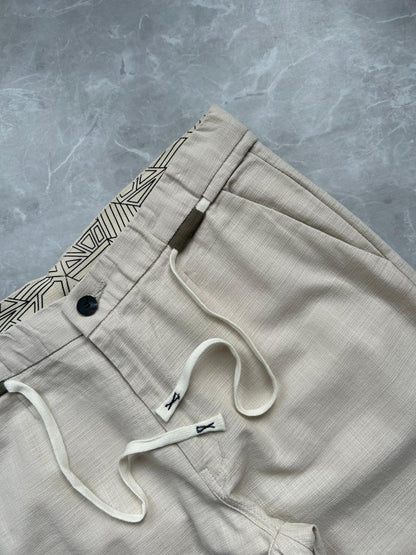 CREAM LINEN TROUSERS