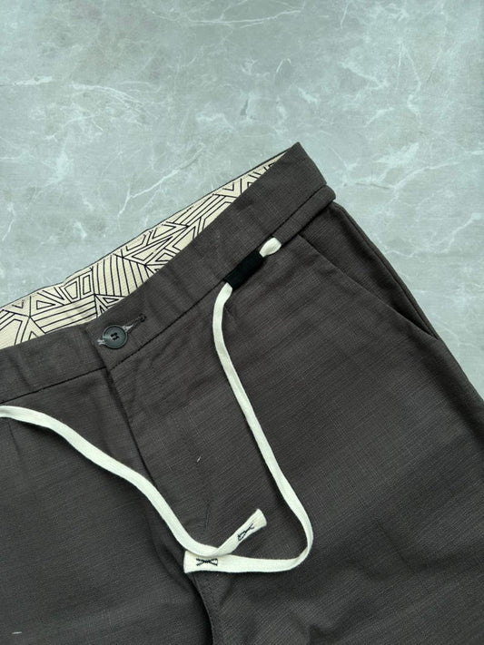 GRAY LINEN TROUSERS