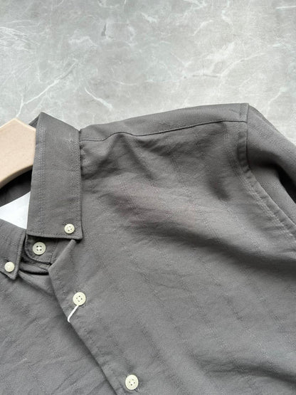 GRAY IMPORTED STRIPES SHIRT