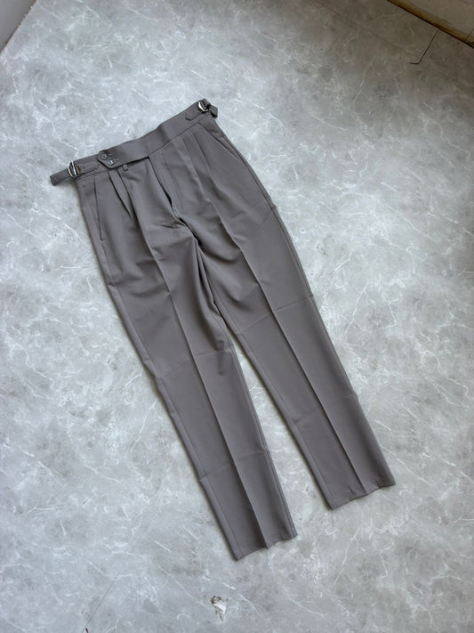 GRAY GURKHA TROUSERS