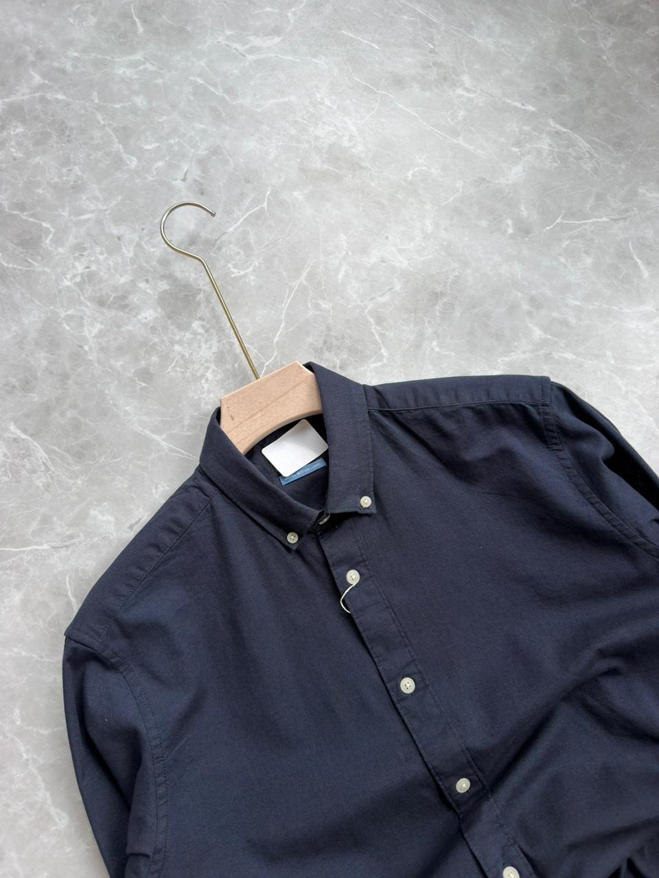 BLUE LINEN SHIRT