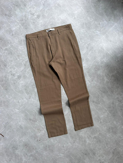 BROWN LINEN TROUSERS