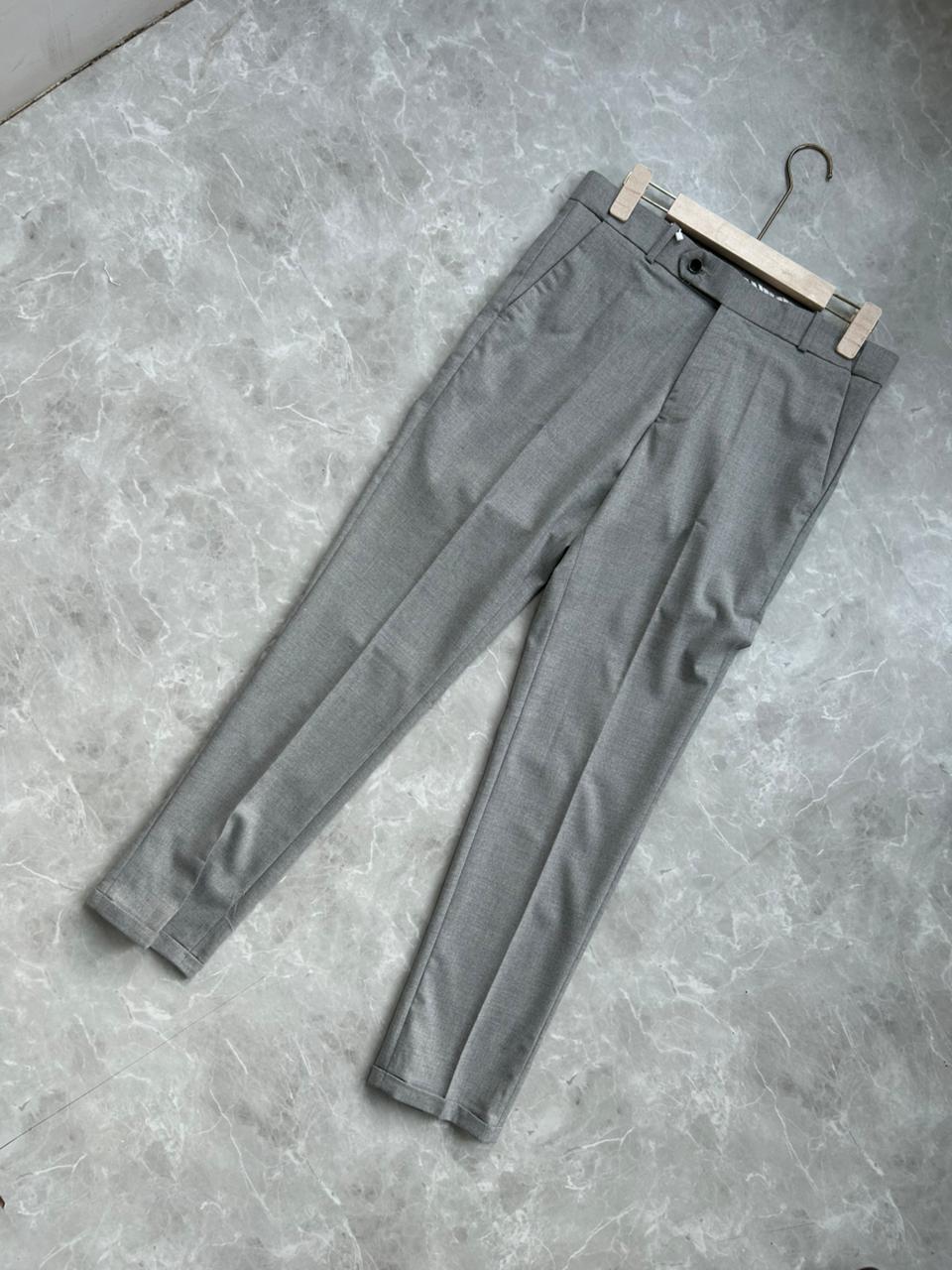GRAY FORMAL TROUSERS