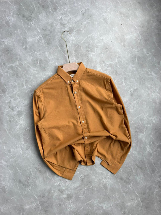 YELLOW LINEN SHIRT