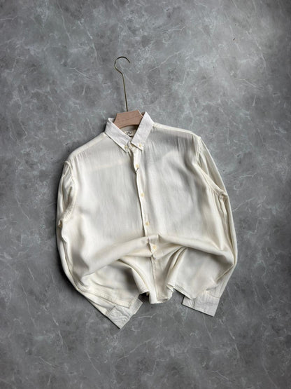 OFF WHITE LINEN SHIRT