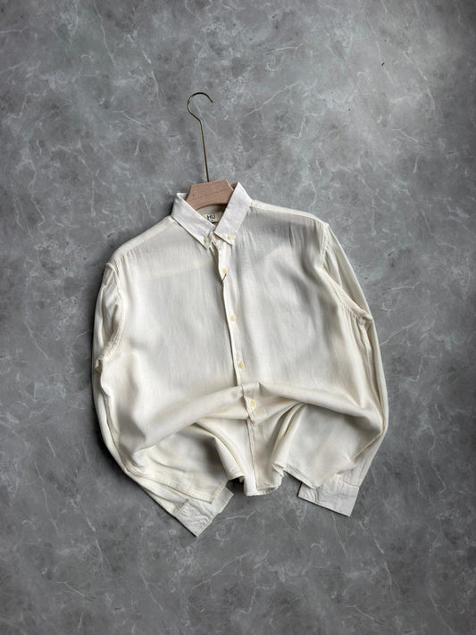 OFF WHITE LINEN SHIRT