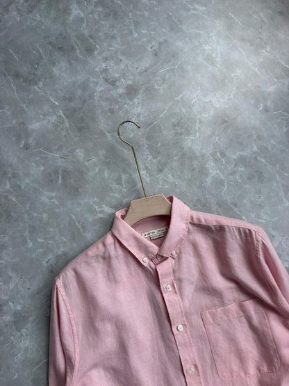 PINK LINEN SHIRT