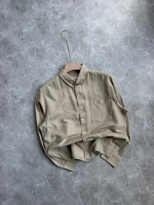 CREAM LINEN SHIRT