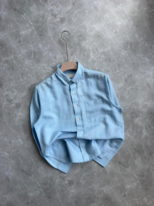 SKYBLUE LINEN SHIRT