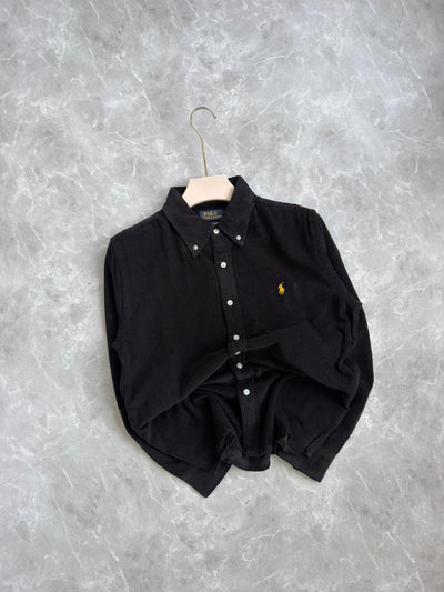 BLACK CORDUROY SHIRT