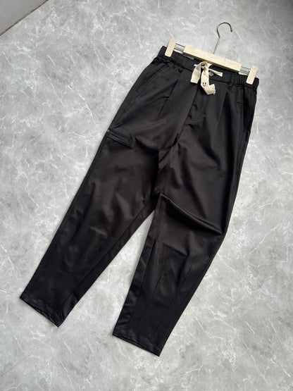 BLACK GARGO TROUSERS
