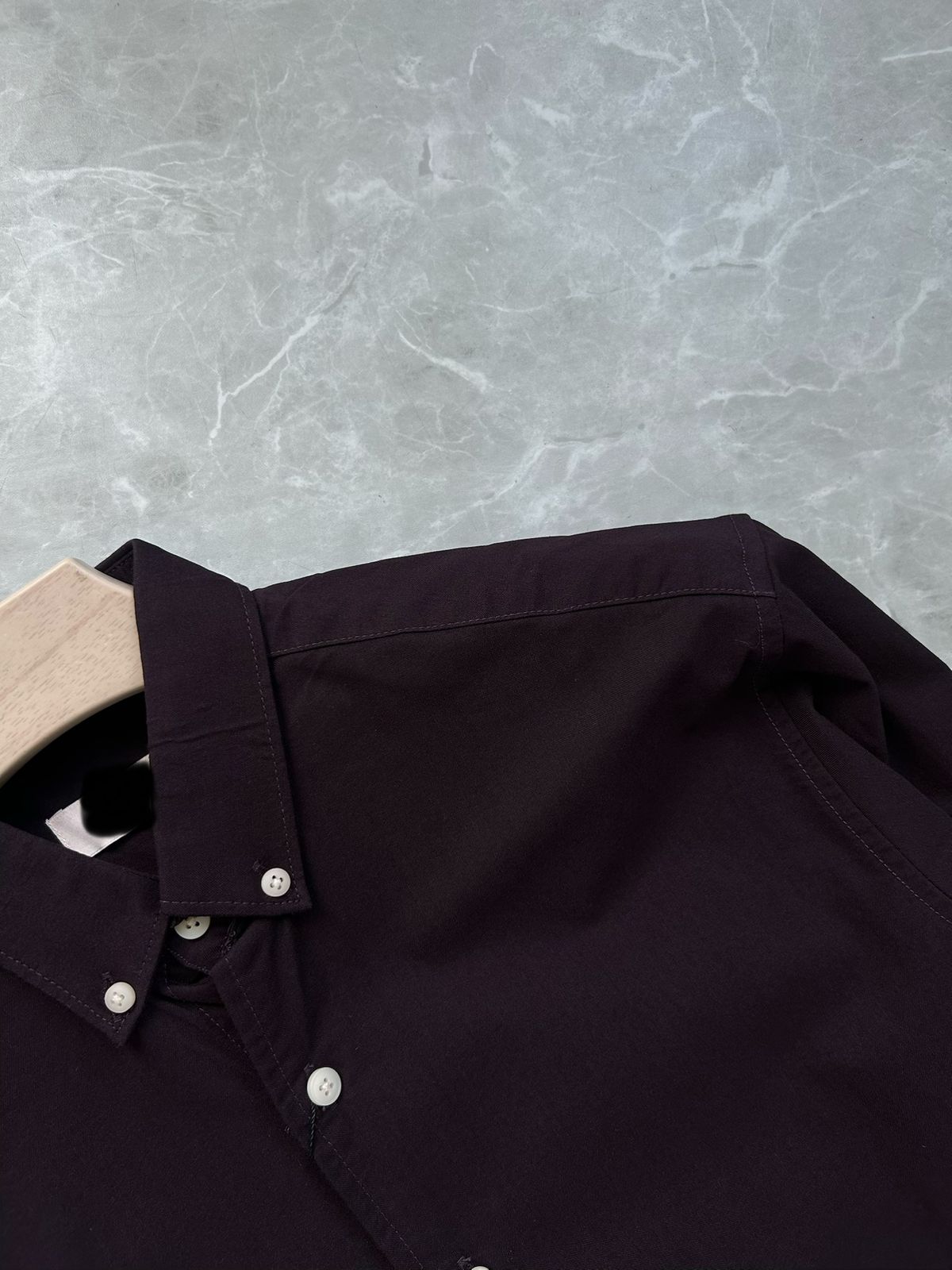 WINE COTTON SHIRT