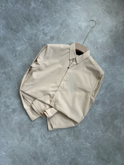 CREAM COTTON SHIRT