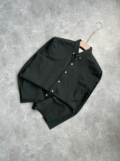 GREEN COTTON SHIRT