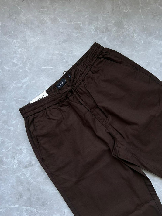 BROWN LINEN TROUSERS