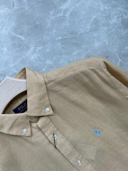 SANDAL PURE LINEN SHIRT