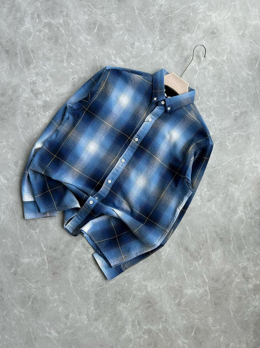 BLUE IMPORTED FLANNEL SHIRT