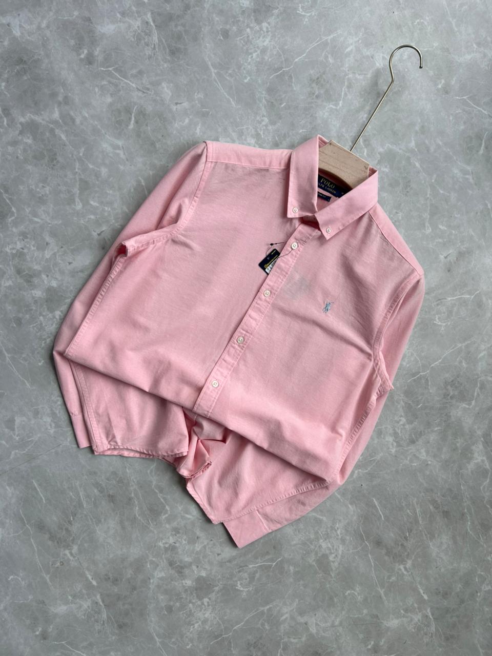 PINK LINEN SHIRT