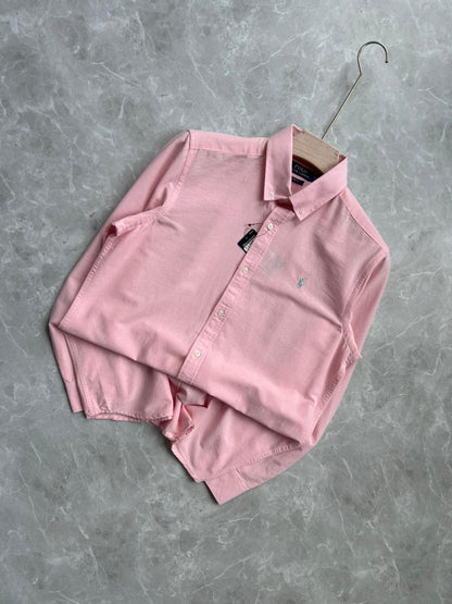 PINK LINEN SHIRT