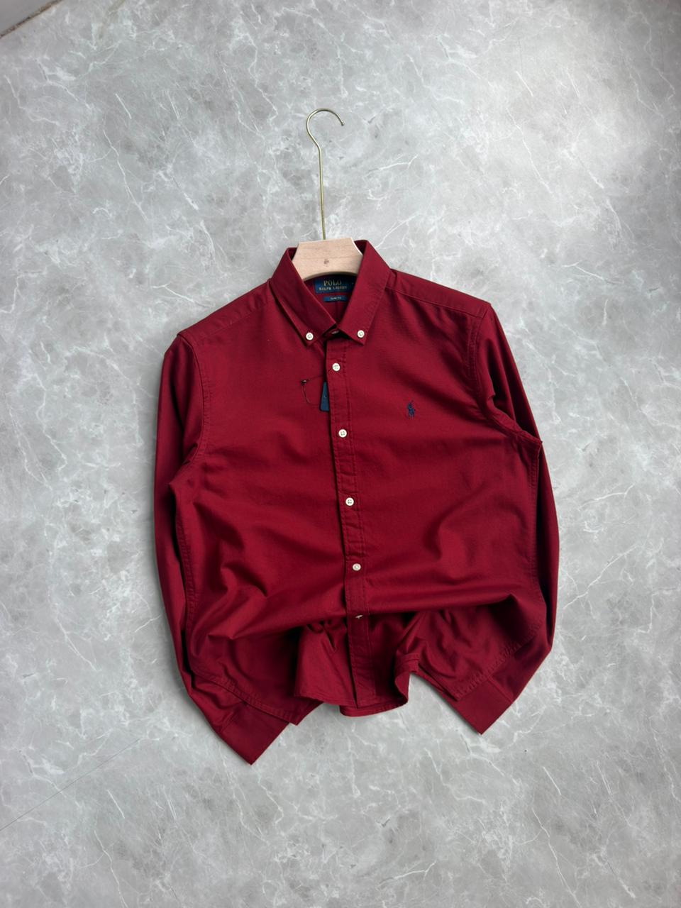 RED COTTON SHIRT