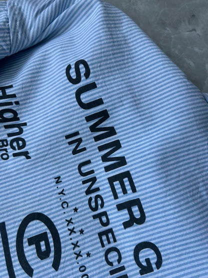 BLUE STRIPES PRINTED SHIRT