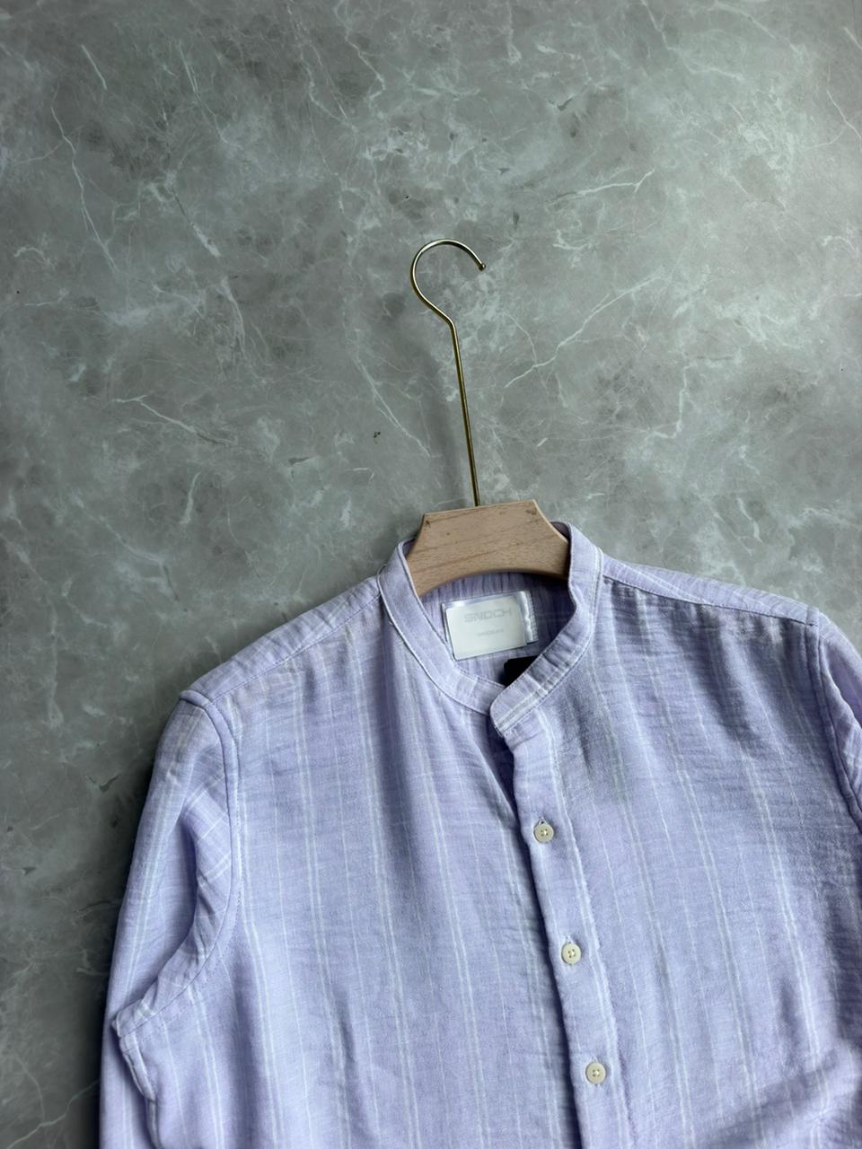 LAVENDER STRIPES SHIRT