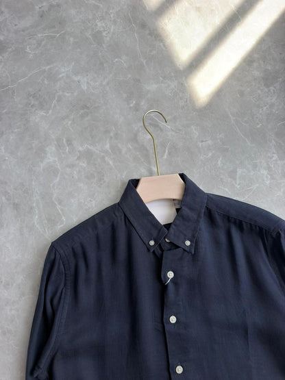 BLUE LINEN SHIRT