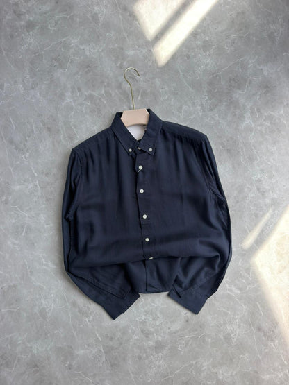 BLUE LINEN SHIRT