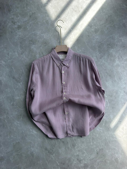 LAVENDER LINEN SHIRT