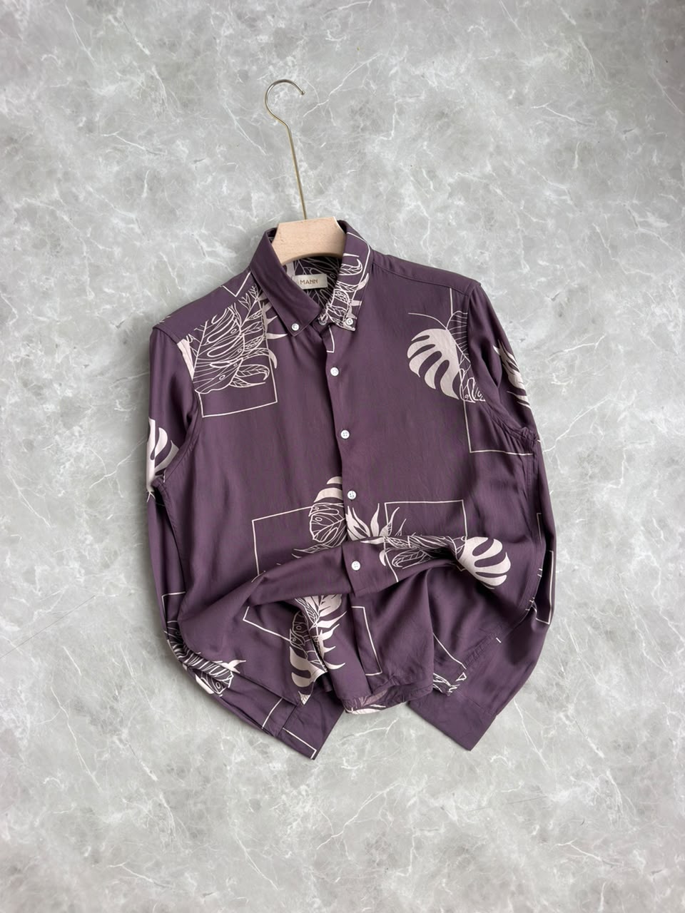 LAVENDER PRINTED SHIRT