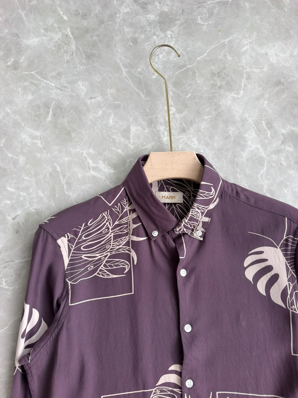 LAVENDER PRINTED SHIRT