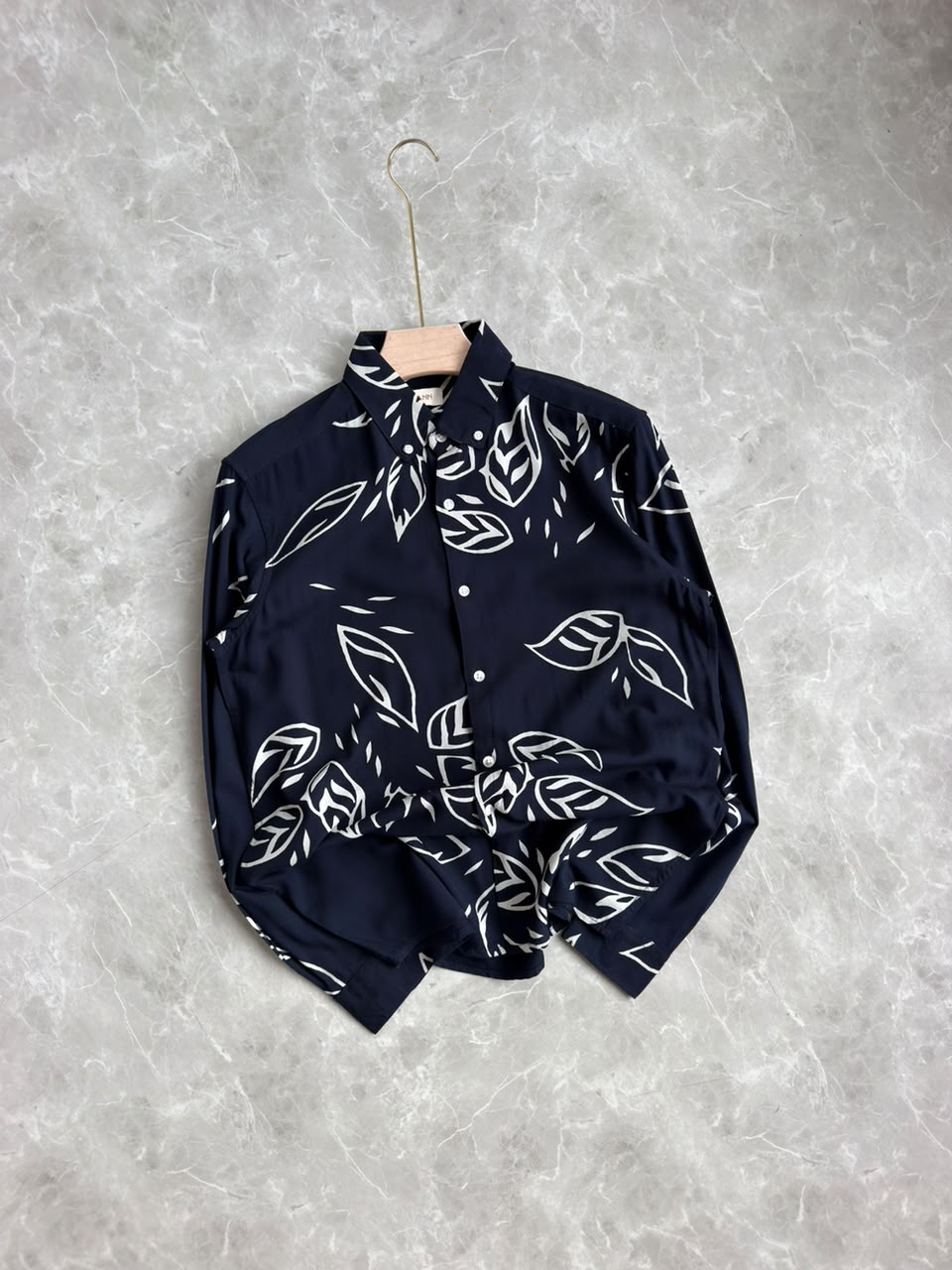 BLUE PRINTED SHIRT