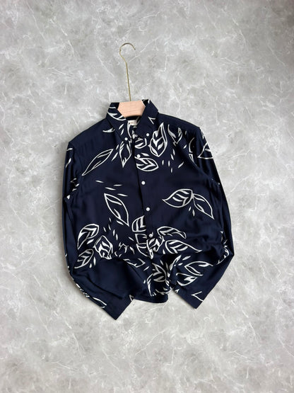 BLUE PRINTED SHIRT