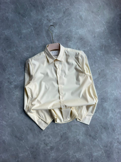 BUTTER WHITE SATIN SHIRT