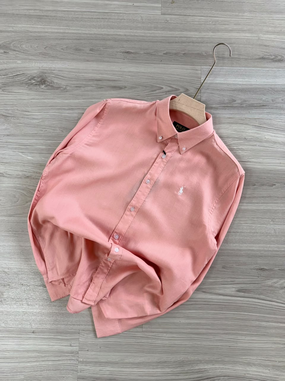 PINK LINEN SHIRT
