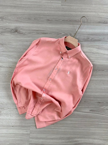 PINK LINEN SHIRT