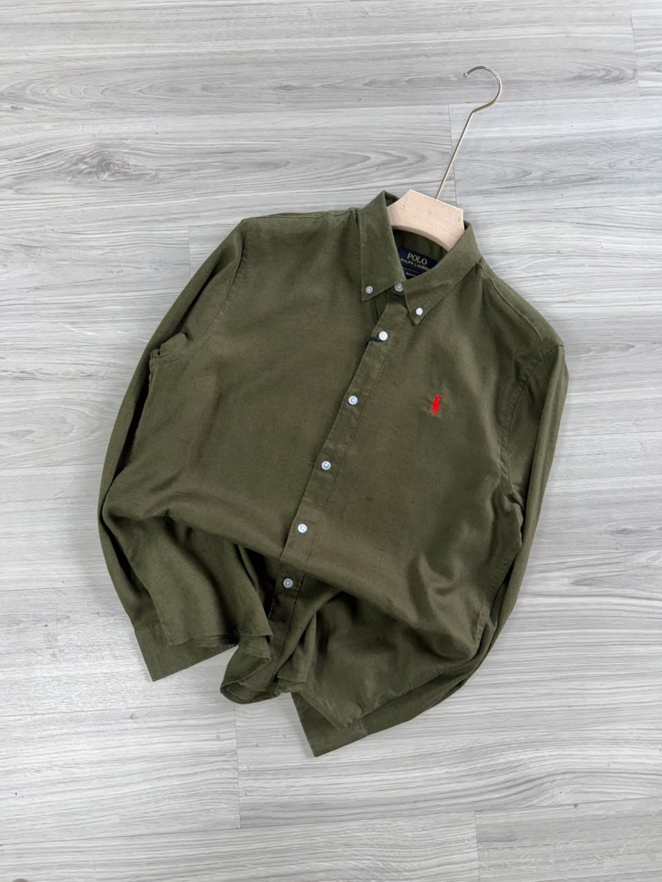OLIVE GREEN SHIRT