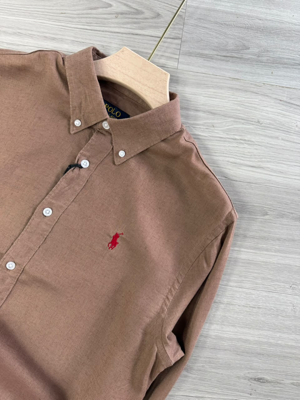 BROWN LINEN SHIRT