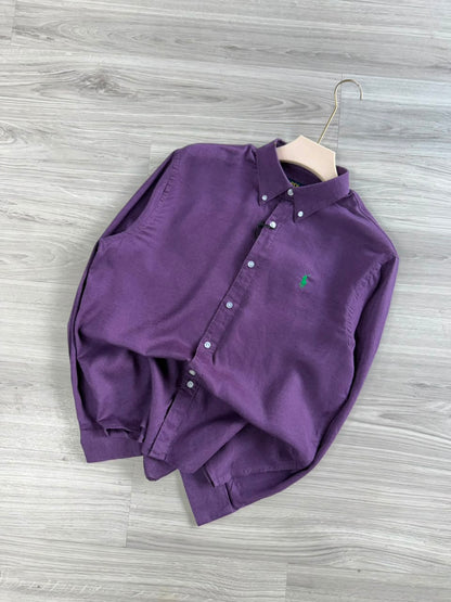PURPLE LINEN SHIRT