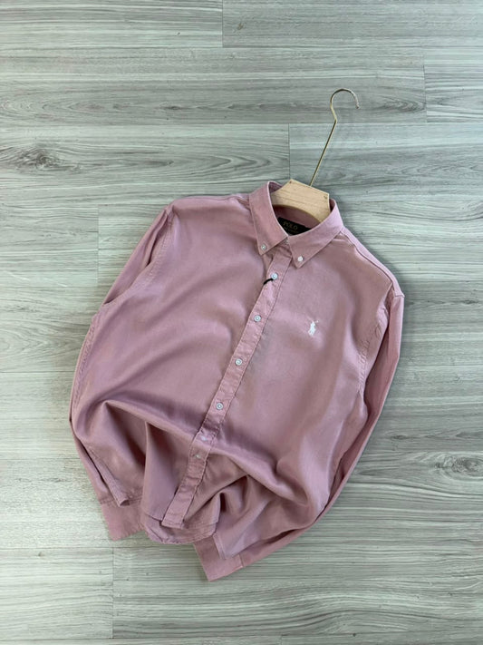 ONION PINK LINEN SHIRT