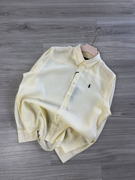 IVORY LINEN SHIRT