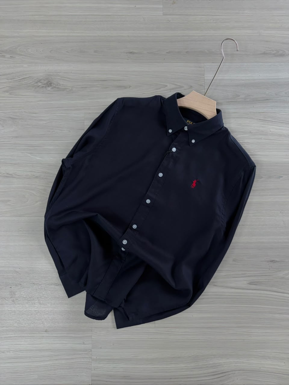 NAVY BLUE LINEN SHIRT