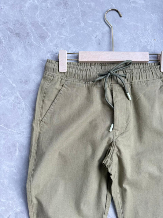 GREEN LINEN PANT