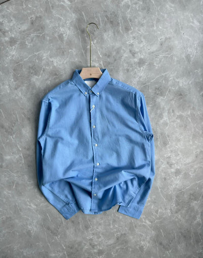 BLUE LINEN SHIRT