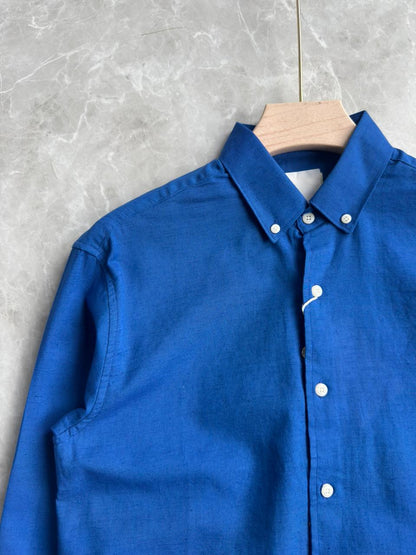 BLUE LINEN SHIRT